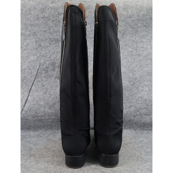 Donald Pliner Shoes Womens 6 Nova Boots Knee High Tall Double Zip Fashion Black - Picture 6 of 16